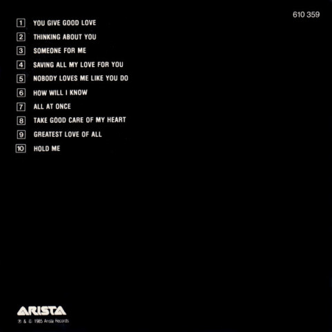 Whitney Houston - Whitney Houston (1988) [1CD]