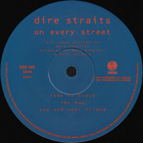 Dire Straits - On Every Street (2014) [2LP] 180g