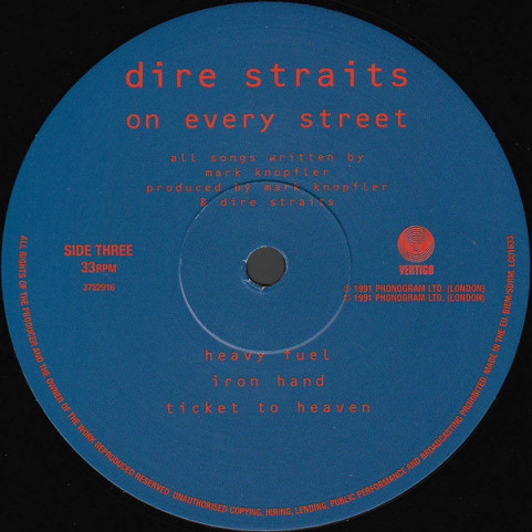 Dire Straits - On Every Street (2014) [2LP] 180g