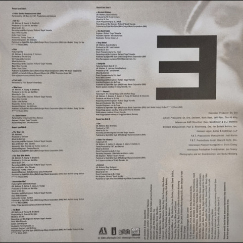 Eminem - The Marshall Mathers LP (2013) [2LP] 180g