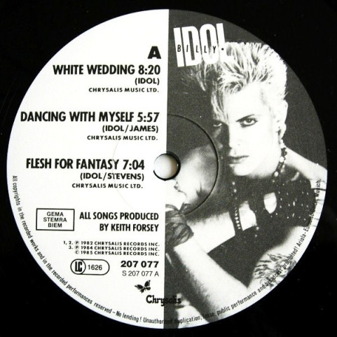 Billy Idol - Vital Idol (1985) [1LP]