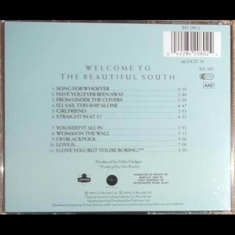 Beautiful South, The - Welcome To The Beautiful South [1CD]