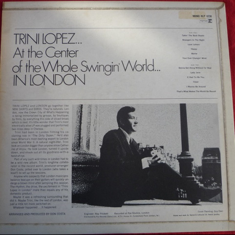 Trini Lopez - Trini Lopez In London (1967) [1LP]