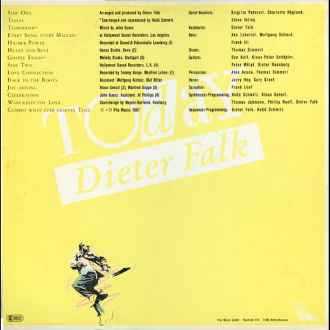 Dieter Falk - Today (1987) [1LP]
