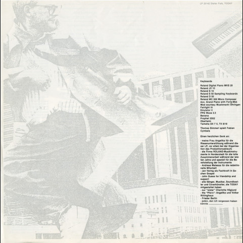Dieter Falk - Today (1987) [1LP]