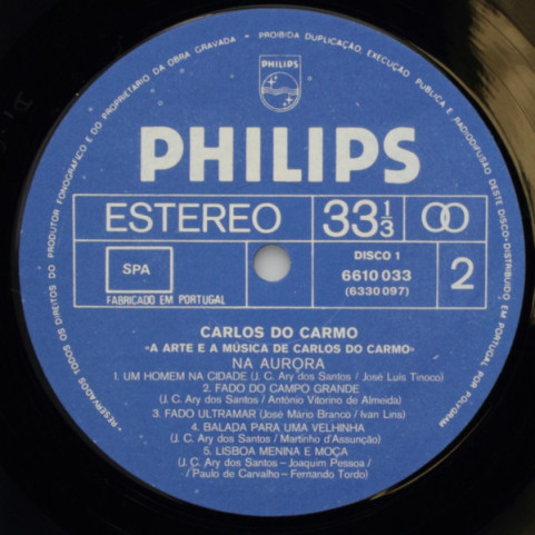 Carlos Do Carmo - A Arte E A Música De Carlos Do Carmo (1982) [2LP]