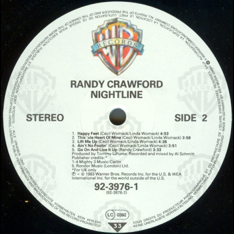 Randy Crawford - Nightline (1983) [1LP]