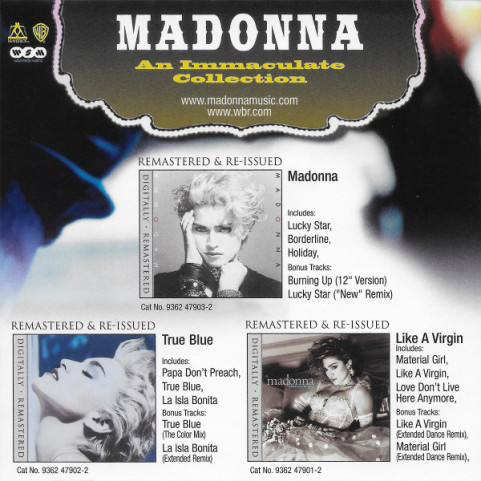 Madonna - Who's That Girl (Original Motion Picture Soundtrack) [1CD]