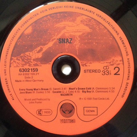 Nazareth (2) - 'Snaz (1981) [2LP]
