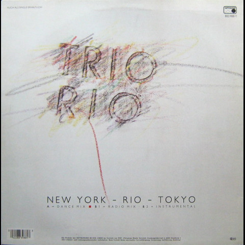 Trio Rio - New York - Rio - Tokyo (1986) [12"]