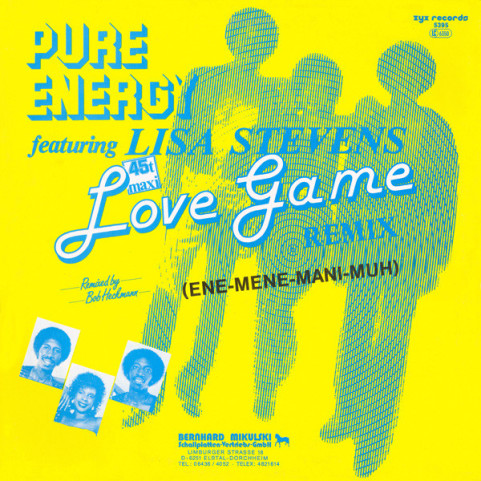 Pure Energy Featuring Lisa Stevens - Love Game (Remix) (1986) [12"]