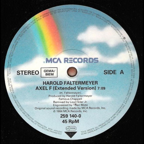Harold Faltermeyer - Axel F (1984) [12"]