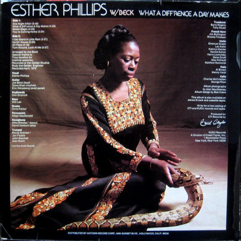 Esther Phillips W/ Joe Beck - What A Diff'rence A Day Makes (1975) [1LP]