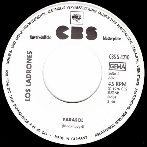 Los Ladrones (2) - Bobo Step (1976) [7"]