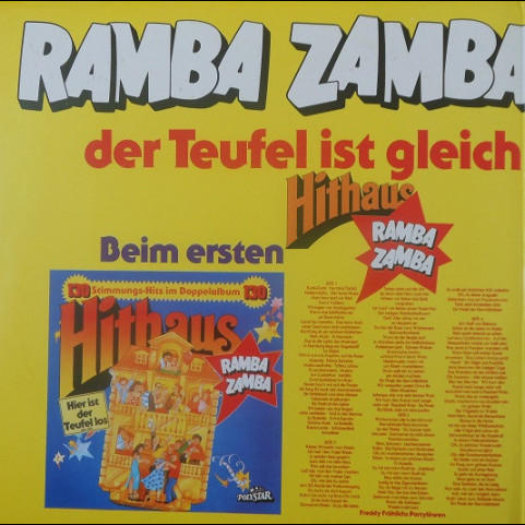 Rudi Ramba Und Seine Party Tiger - Ramba Zamba 2  (1979) [2LP]
