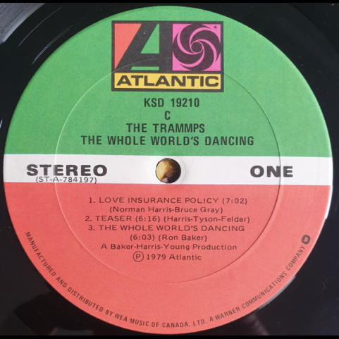 Trammps, The - The Whole World's Dancing (1979) [1LP]