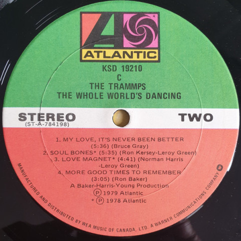 Trammps, The - The Whole World's Dancing (1979) [1LP]