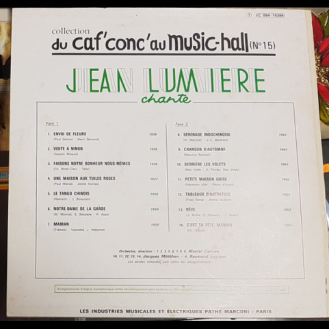 Jean Lumière - Jean Lumiere Chante [1LP]