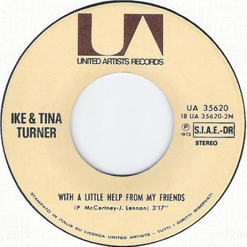 Ike & Tina Turner - Nutbush City Limits / With A Little Help From My Friends (1973) [7"]