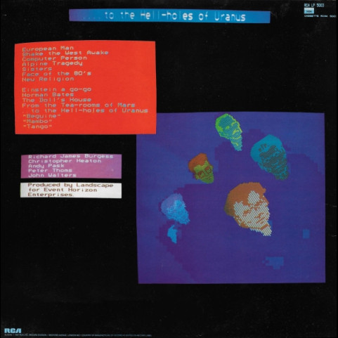 Landscape - From The Tea-Rooms Of Mars .... To The Hell-Holes Of Uranus (1981) [1LP]