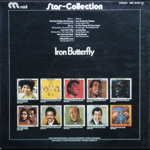 Iron Butterfly - Star-Collection (1972) [1LP]