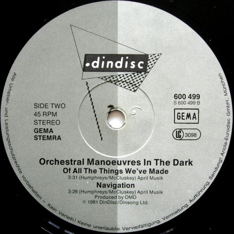 Orchestral Manoeuvres In The Dark - Maid Of Orleans (1982) [12"]