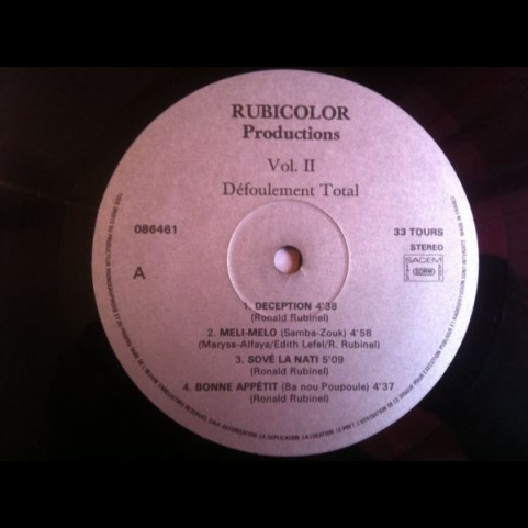 Multicolor (2) - Vol. 2 - Défoulement Total (1994) [1LP]