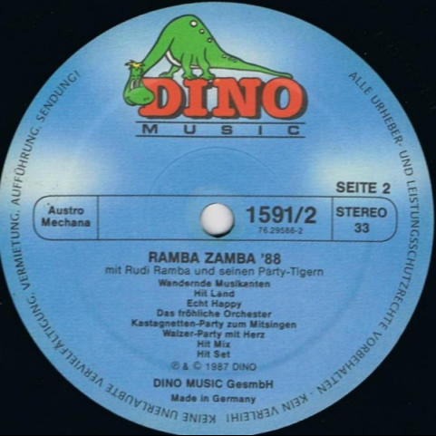 Rudi Ramba Und Seine Party Tiger - Ramba Zamba '88 (La Bamba) (1987) [2LP]