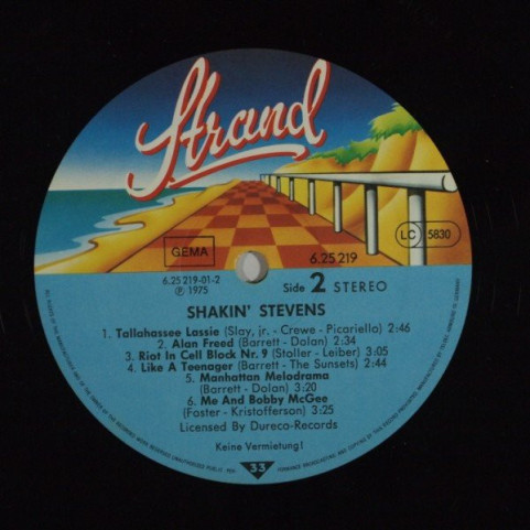 Shakin' Stevens And The Sunsets - Shakin' Stevens (1982) [1LP]