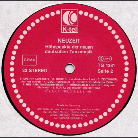 Various - Neuzeit (1982) [1LP]