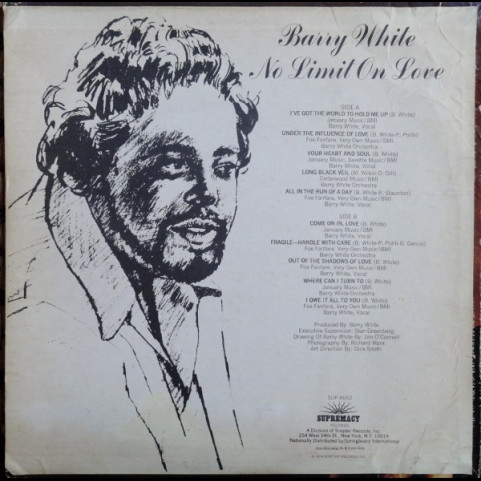Barry White - No Limit On Love (1974) [1LP]