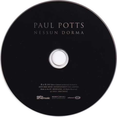 Paul Potts (2) - Nessun Dorma (2007) [1CD]