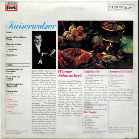 Richard Müller-Lampertz Dirigiert Das Philharmonisches Staatsorchester Hamburg - Kaiserwalzer [1LP]