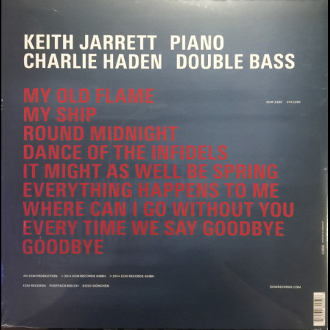 Keith Jarrett / Charlie Haden - Last Dance (2014) [2LP]