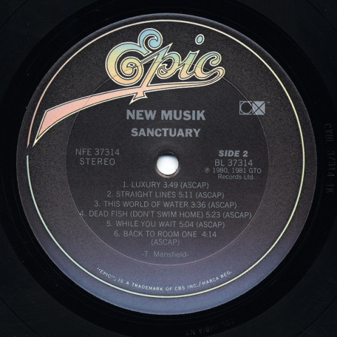 New Musik - Sanctuary (1981) [1LP]