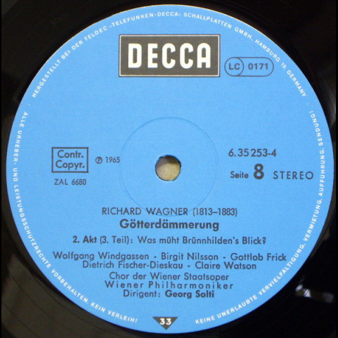 Richard Wagner, Wiener Philharmoniker, Georg Solti - Götterdämmerung (1985) [6LP] BOXSET
