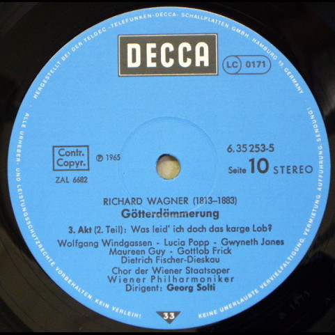 Richard Wagner, Wiener Philharmoniker, Georg Solti - Götterdämmerung (1985) [6LP] BOXSET
