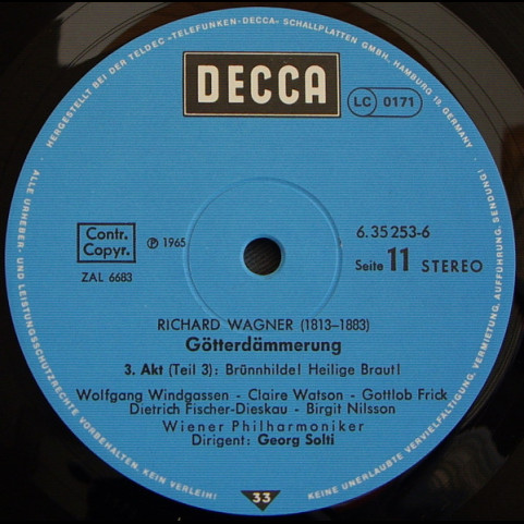 Richard Wagner, Wiener Philharmoniker, Georg Solti - Götterdämmerung (1985) [6LP] BOXSET