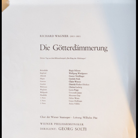 Richard Wagner, Wiener Philharmoniker, Georg Solti - Götterdämmerung (1985) [6LP] BOXSET