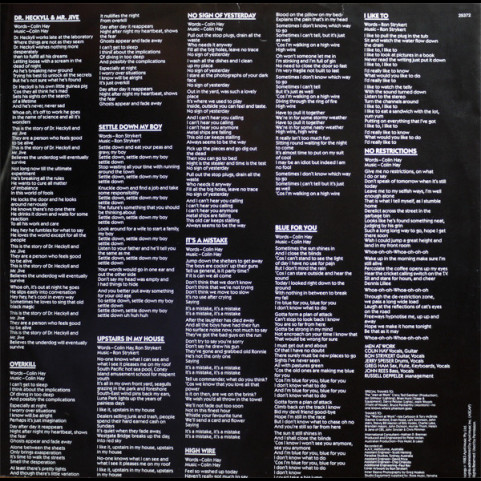 Men At Work - Cargo (1983) [1LP]