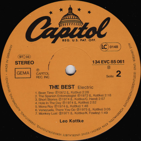 Leo Kottke - The Best (1978) [2LP]