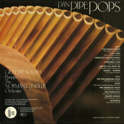 Giuseppe Solera, Orchester Norman Candler - Pan Pipe Pops (1982) [1LP]