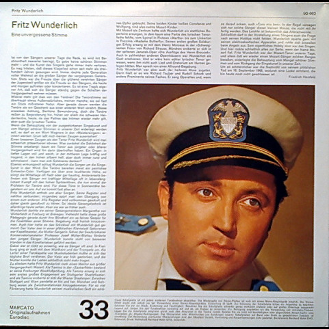 Fritz Wunderlich - Eine Unvergessene Stimme [2LP]