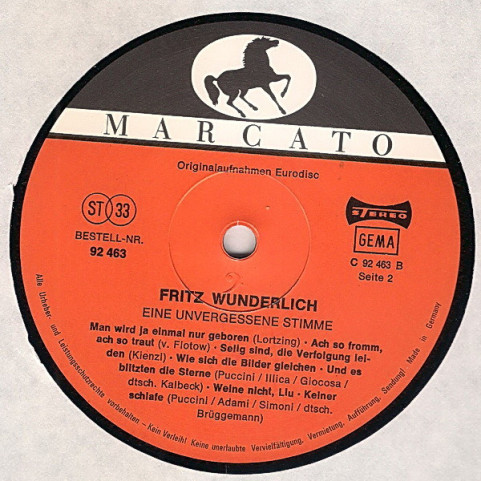 Fritz Wunderlich - Eine Unvergessene Stimme [2LP]