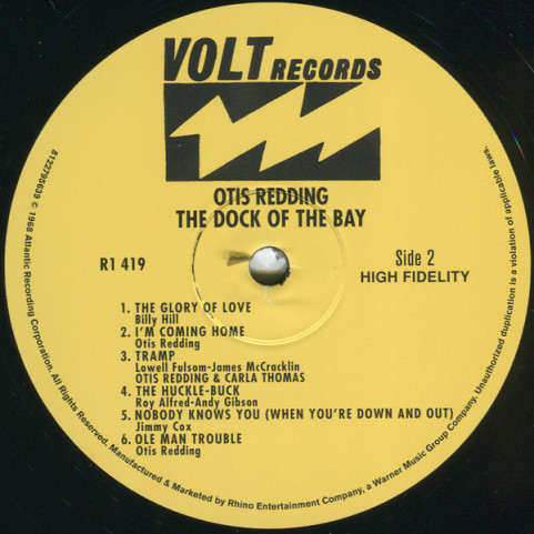 Otis Redding - The Dock Of The Bay (2014) [1LP] 180g