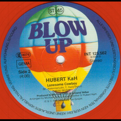 Hubert KaH - Something I Should Know (Extended Remix) (1986) [12"]
