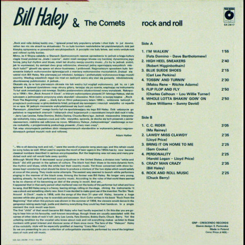 Bill Haley And His Comets - Rock And Roll (1986) [1LP]