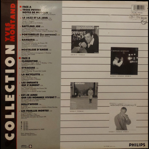 Yves Montand - Yves Montand (1986) [1LP]