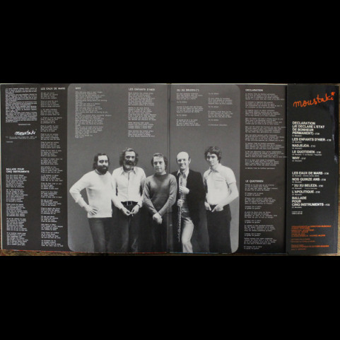 Georges Moustaki - Moustaki (Déclaration) (1973) [1LP]