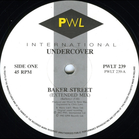 Undercover - Baker Street (1992) [12"]